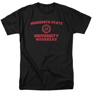 Men's Minnesota State University Moorhead Official Circle Logo Adult T-Shirt - 1 of 4