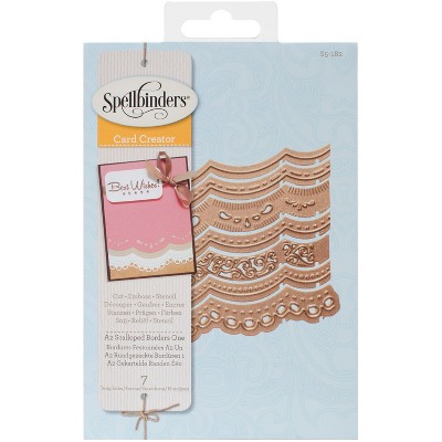 Spellbinders Borderabilities Card Creator Dies-A2 Scalloped Borders 1