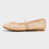 Kids' Fleur Mesh Slip-On Ballet Flats - art class™ Blush - image 2 of 3