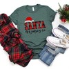 Simply Sage Market Women's Santa Stop Judging Me Plaid Short Sleeve Graphic Tee - 3 of 4