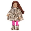 Sophia’s Animal Print faux fur Cape, Boots and Leggings for 18" Dolls - 2 of 4