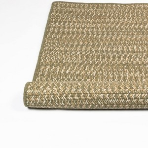 Colonial Mills Monterey Wool Tweed Braided Rug, Green 42" x 66", Rectangle Shape - 1 of 4