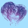Men's Avatar: The Way of Water Neytiri and Jake Sully Watercolor Heart T-Shirt - 2 of 4