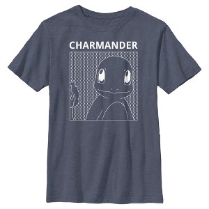 Boy's Pokemon Charmander Line Art T-Shirt - 1 of 4
