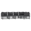 vidaXL Garden Lounge Set Anthracite, Dark grey - 3 of 4