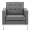 Modway Loft Tufted Vegan Leather Armchair - 4 of 4
