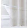 Dainty Home Daniella Linen Textured Striped 3d Chenille Tufted Shower Curtain - 3 of 4