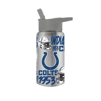 Indianapolis Colts NFL Large Team Color Clear Sports Bottle