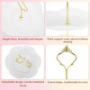 Unique Bargains Petal-shaped 3-Layer  Cake Display Holder with Tiered Serving Tray for Pastries Donuts and Fruits - 3 of 4