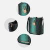 MKF Collection Avery Halloween Faux Crocodile Embossed Gradient Stylish crossbody bag for women by Mia K - 4 of 4