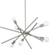 Progress Lighting Astra 6-Light Chandelier, Brushed Nickel, No Shade - 4 of 4