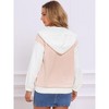 Jess by Meiko Women's Oversized Pom Pom Zipper Hoodie - 4 of 4
