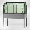 CedarCraft Elevated Spruce Planter: Outdoor Garden Bed with Greenhouse & Bug Cover, 21"x47"x30", Rectangular - 2 of 4