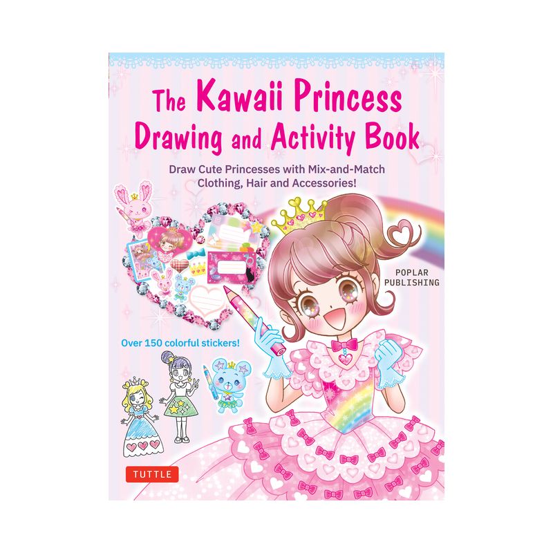 The Kawaii Princess Drawing and Activity Book - by  Poplar Publishing (Paperback), 1 of 2
