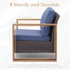 Gymojoy 4 Pieces Outdoor Patio Chairs Club Chair Set for Garden - 4 of 4