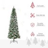 9ft Pre-Lit Snow-Dipped Artificial Christmas Tree with Realistic Branches, 460 LED Lights, Pine Cones Berries and 1298 Tips - 4 of 4