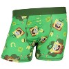 Seven Times Six Nickelodeon SpongeBob SquarePants Men's St. Patrick's Day Boxer Shorts 2PC Set Green - image 2 of 4