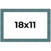 PosterPalooza | Simple Blue Picture Frame - UV Acrylic, Backing Board, Hanging Hardware Included - 2 of 4