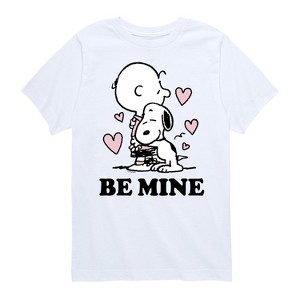 Boys' - Peanuts - Be Mine Short Sleeve Graphic T-Shirt - 1 of 4