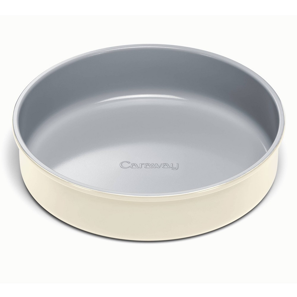 Photos - Pan Caraway Home 8.82" Nonstick Ceramic Circle  Cream