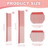 Unique Bargains Stainless Steel Rounded Teeth Grooming Tool Pet Combs 2 Pcs - 2 of 4