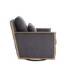 TIRAMISUBEST Dark Gray Swivel Barrel Club Chair - A Comfy Accent Sofa for the Living Room, Perfect Arm Chair for Nurseries, Hotels, Bedrooms & Offices - 4 of 4