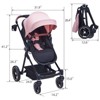 2 in 1 Baby Stroller, High Landscape Infant Stroller, Pushchair Adjustable Backrest, Foldable Aluminum Alloy Anti-Shock Stroller - 2 of 4