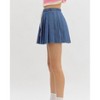 Women's Denim Pull On Skort - entro - 2 of 4