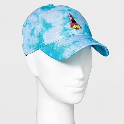 Women's Nickelodeon Tie-Dye SpongeBob SquarePants Baseball Hat - Blue One Size