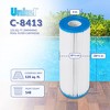 Unicel C-8413 125 Square Foot Media Replacement Pool Filter Cartridge with 148 Pleats, Compatible with Sta-Rite and Waterway - 2 of 4