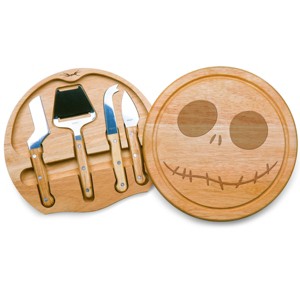 Toscana Disney Nightmare Before Christmas Jack Circo Cheese Charcuterie Cutting Board and Tools Set - 1 of 4