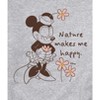 Men's - Disney - Minnie Nature Makes Me Happy Graphic Fleece Sweatshirt - 2 of 4