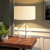 Hudson and Canal 24" Tall Table Lamp with Drum Fabric Shade - 4 of 4