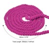 Unique Bargains Natural Thick Cotton Twisted Tug of War Rope 1 Pc - 2 of 4