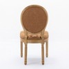 GDFStudio Elmer Button-Tufted Faux Leather Dining Chair with Nailhead Trim (Set of 2) - 4 of 4