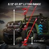Orieon 60" Farm Jack 3 Ton Heavy Duty, 6600 lbs High Lift Ratcheting Utility Jack for Car/Truck/ATV/SUV, Red. - 4 of 4