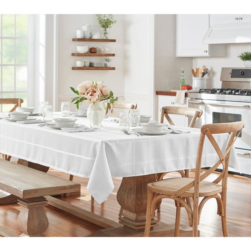 Elegance Plaid Stain Resistant Tablecloth - Elrene Home Fashions, 2 of 5