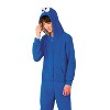 Sesame Street Kids Cookie Monster Hooded Onesie Halloween Costume Bodysuit - 2 of 2