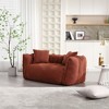 CAVINAS Chenille Bean Bag Chair,Square Lazy Floor Sofa Chair with High Resilience Memory Foam,Cozy Lounge Chair for Living Room - 2 of 4