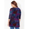 Catherines Women's Plus Size Easy Fit 3/4-Sleeve Scoopneck Tunic - 3 of 4