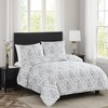 RT Designers Collection Melrose Skyler 3-Pieces Elegant Stitched Quilt Set OB Multicolor - 2 of 4