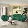 WJSHome 3 Seater Bubble Sofa and Single Seat Bean Bag Sofa, Comfy Mesh Fabric Upholstered Sofa for Living Room, Office, Apartment,Green - 2 of 4