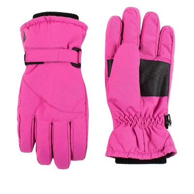 Kids Snowflake Performance Gloves | Size Small/medium - Bright Pink ...