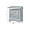 TIRAMISUBEST White Nightstand with Dovetail Drawers, Classic Bedroom Storage - 2 of 4