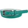 CTM Women's Skinny 3/4 Inch Leather Dress Belt - 4 of 4