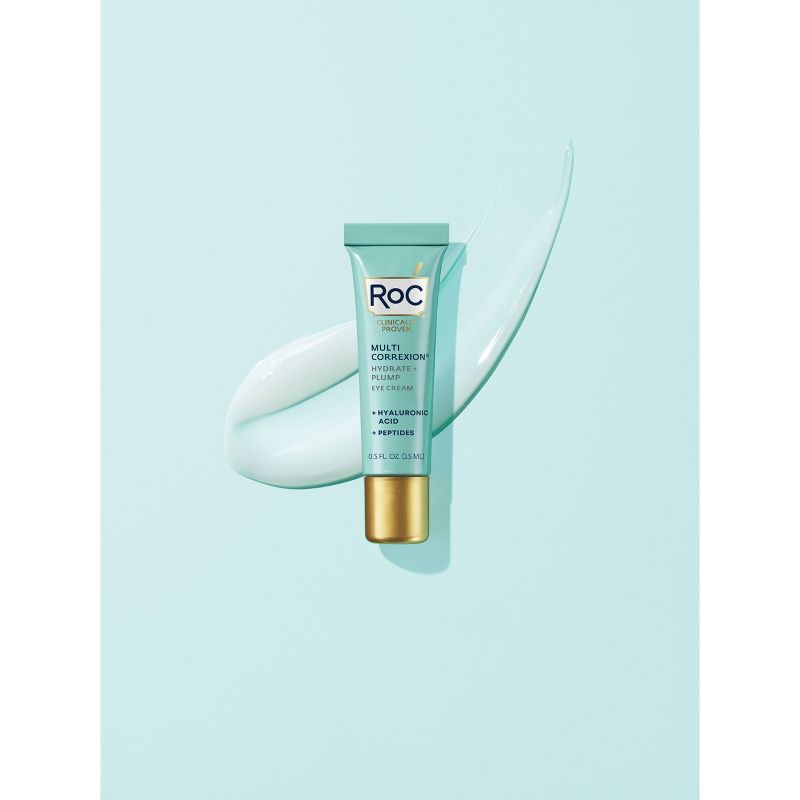 RoC Multi Correxion Hydrate + Plump Eye Cream with Hyaluronic Acid - 0.5oz, 3 of 14