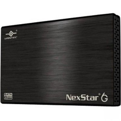 Vantec NexStar 6G NST-266S3-BK Drive Enclosure - USB 3.0 Host Interface External - Black - 1 x 2.5" Bay