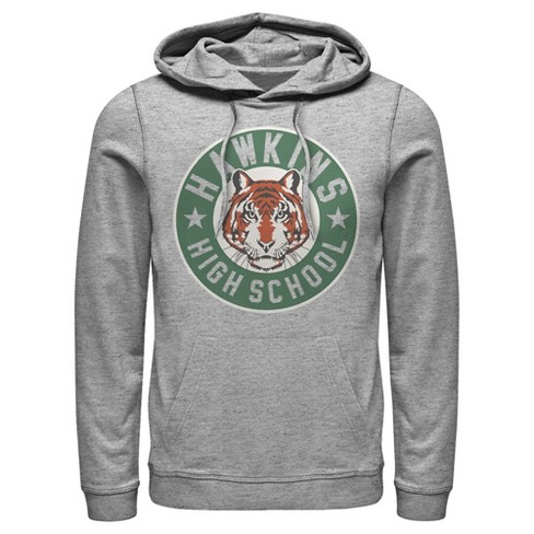 Stranger Things Men's Big & Tall Hawkins High Tiger Emblem T-Shirt