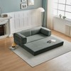 Aukfa Modern Multi-Functional 3-Seater Corduroy Sofa Bed with Versatile Layouts,Ergonomic Design,Luxury Comfort - 4 of 4