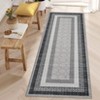 Abstract Washable, Area Rug for Living Room, Soft Low-Pile Bedroom Rug, Minimalist Border Stain Resistant Carpet for Dining Room Kids Playroom - 3 of 4
